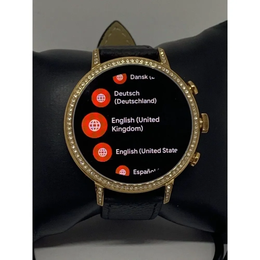 Fossil Gen 4 Authentic Digital Dial Smart Watch Custom Band FTW6011 QT504